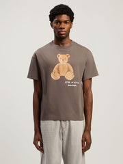 Bear In Mind T-Shirt in DARK GREY - BROWN for Men