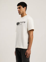 Spray City Los Angeles T-Shirt in OFF White/Black for Men