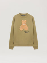 Bear In Mind Crewneck Sweatshirt in ARMY GREEN - BROWN for Men