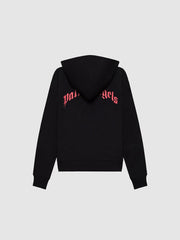 Spray Broken Bear Hoodie in Black/Pink for Men