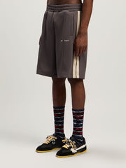 Classic Logo Track Shorts in DARK GREY - OFF WHITE for Men