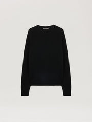 Curved Logo Sweater in BLACK - RED for Men