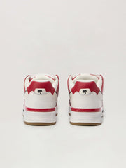 Venice Worn Out Sneakers in WHITE - RED for Men