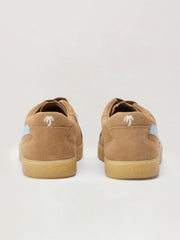 New Palm 1 Suede Sneakers in CARAMEL - BABY BLUE for Men