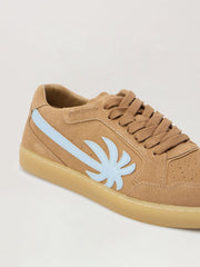 New Palm 1 Suede Sneakers in CARAMEL - BABY BLUE for Men