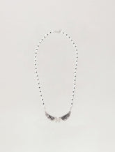 Wings Pearl Necklace in SILVER - OFF WHITE for Men