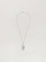 Snake Box Logo Necklace in SILVER - SILVER for Men