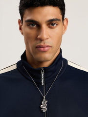 Snake Box Logo Necklace in SILVER - SILVER for Men