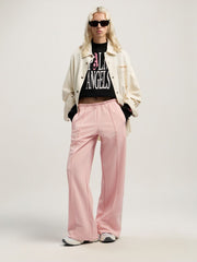 Flames Fitted Crew Sweatshirt in BLACK - MULTICOLOR for Women