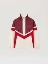 Colorblock Anorak Track Jacket in BURGUNDY - OFF WHITE for Women