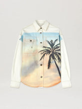 SUNRISE PALM DENIM OVERSHIRT OFF WHITE - in OFF WHITE - MULTICOLOR for Women