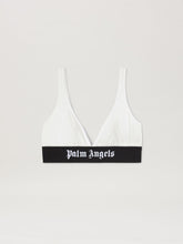 Classic Logo Triangle Bra in WHITE - BLACK for Women