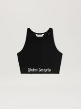 American neckline sport top in BLACK - WHITE for Women