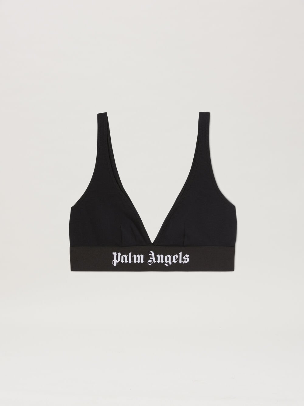 Classic Logo Triangle Bra in BLACK BLACK for Women