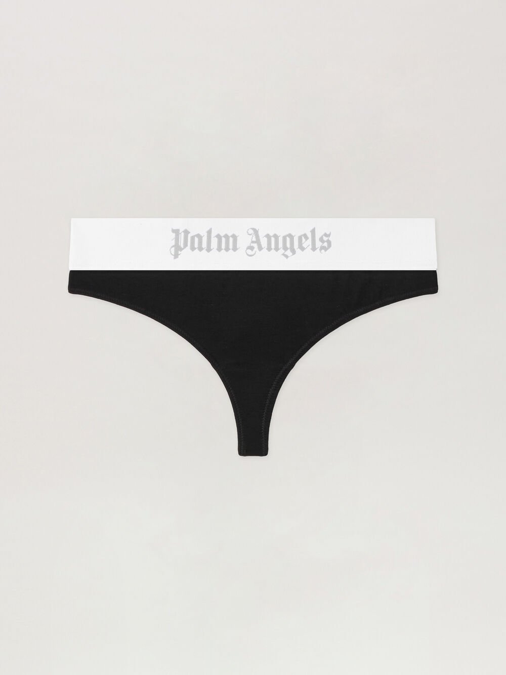 Classic Logo Brazilian Panties in BLACK LIGHT GREY for Women