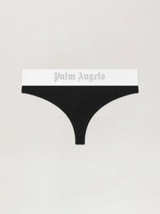 Classic Logo Brazilian Panties in BLACK LIGHT GREY for Women