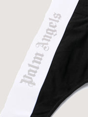Classic Logo Brazilian Panties in BLACK LIGHT GREY for Women