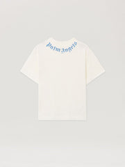 Neck Logo Regular T-Shirt in OFF WHITE - LIGHT BLUE