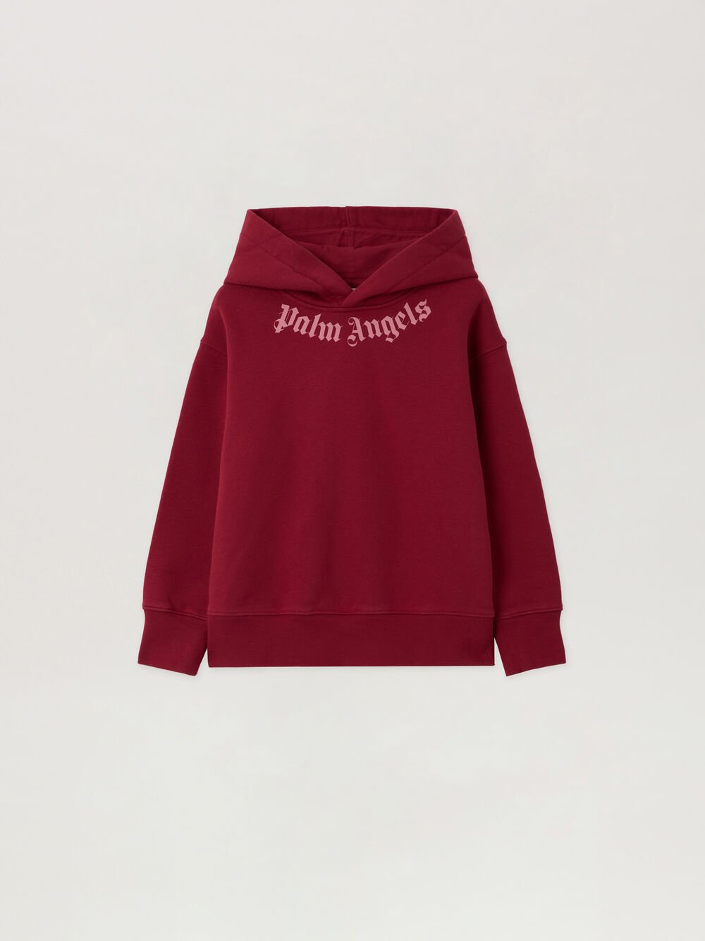 Neck Logo Hoodie in BRICK RED -