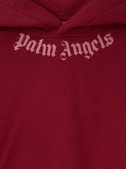 Neck Logo Hoodie in BRICK RED -