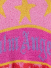 Spray Hearts Sweater in ROSE PINK - LILAC