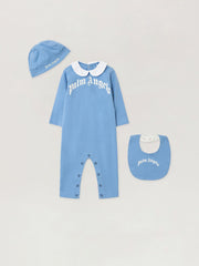 Baby Boy Gift Box in DUSTY BLUE - OFF WHITE