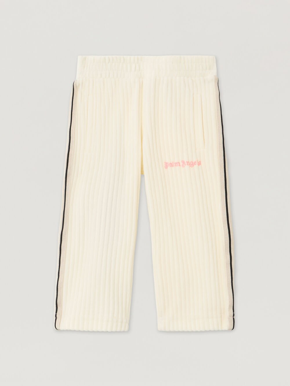 Corduroy Stripe Track Pants in OFF WHITE - SOFT PINK