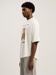 Bear In Mind Over T-shirt in OFF WHITE - BROWN for Men