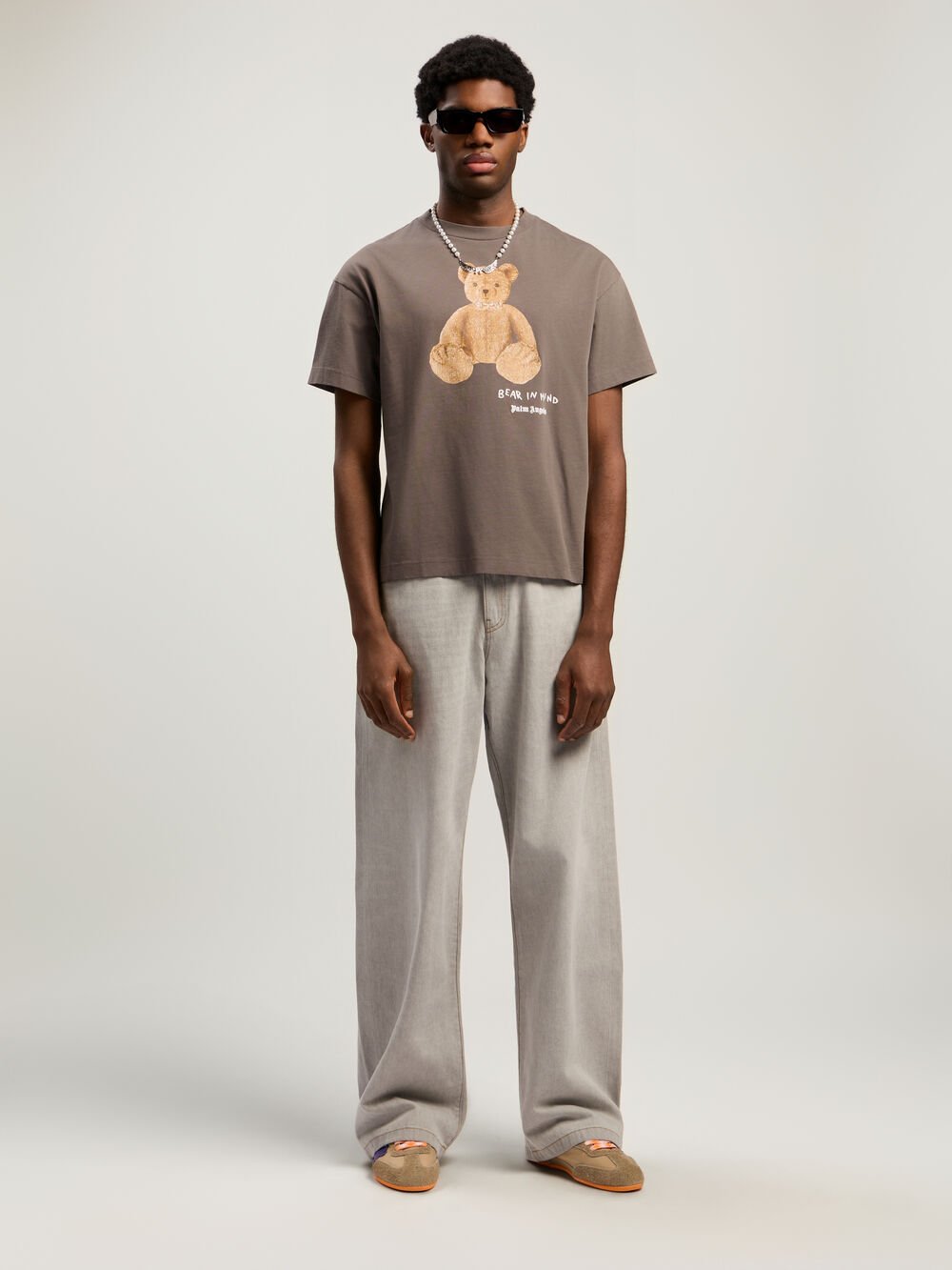 Bear In Mind T-Shirt in DARK GREY - BROWN for Men