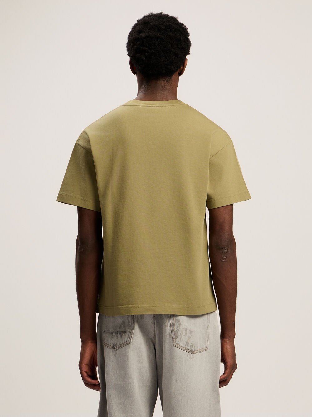 Bear In Mind Regular T-Shirt in ARMY GREEN - BROWN for Men