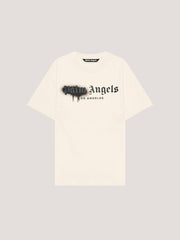 Spray City Los Angeles T-Shirt in OFF White/Black for Men