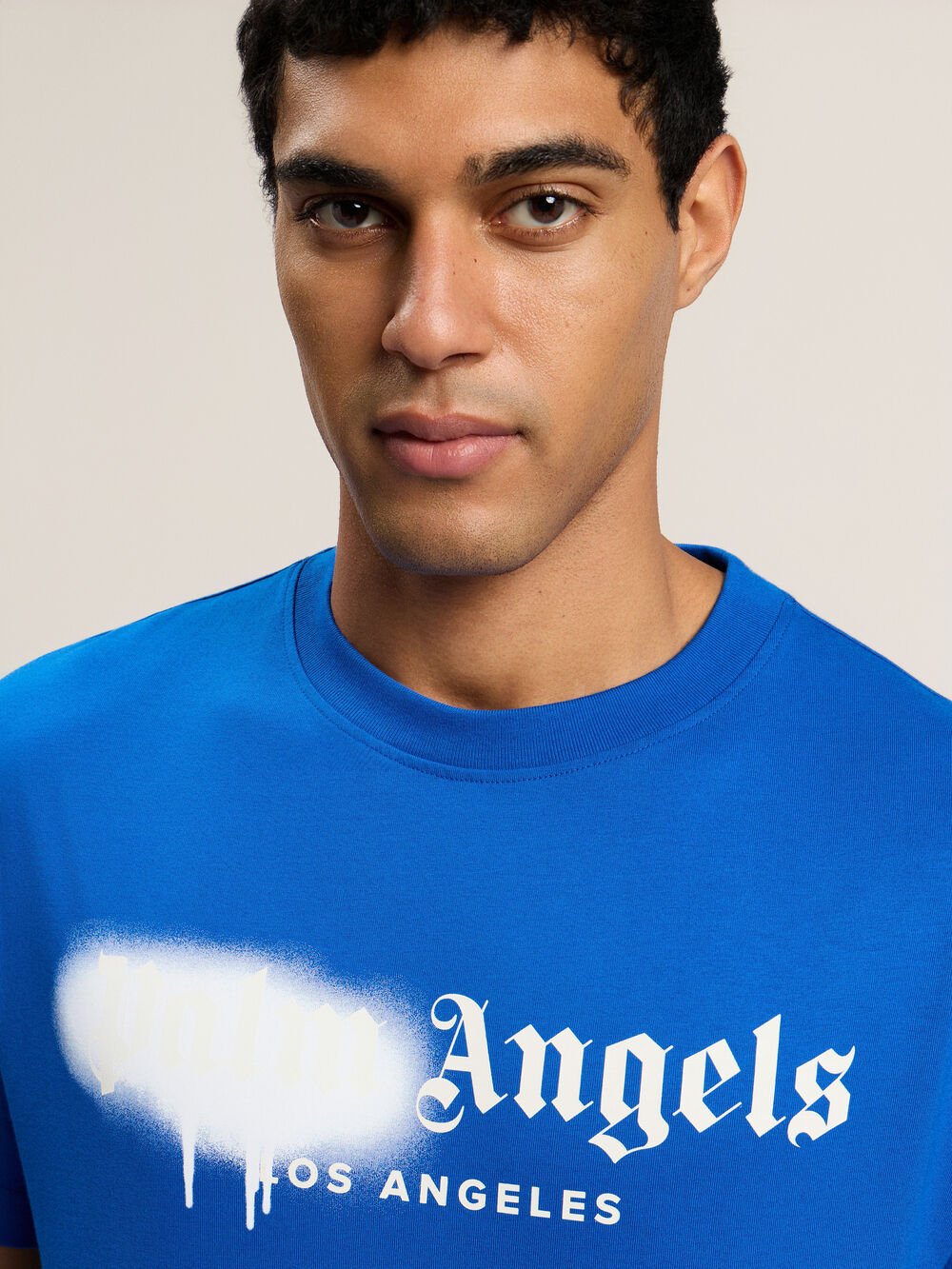 Spray City Los Angeles T-Shirt in Blu/White for Men