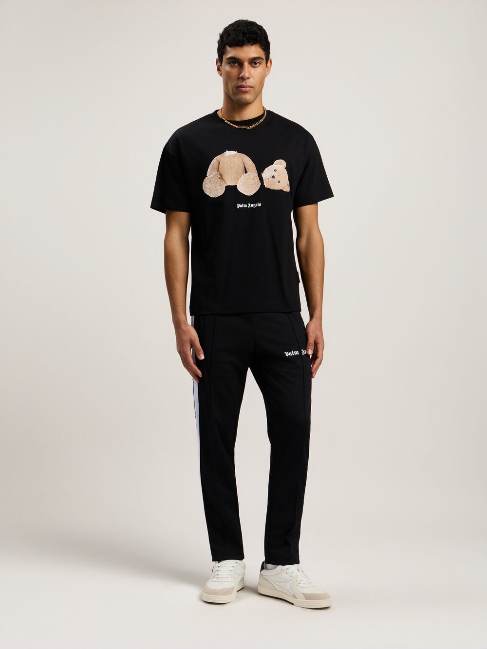 Broken Bear T-Shirt in Black for Men