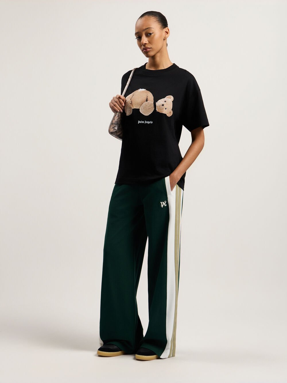 Broken Bear T-Shirt in Black for Men