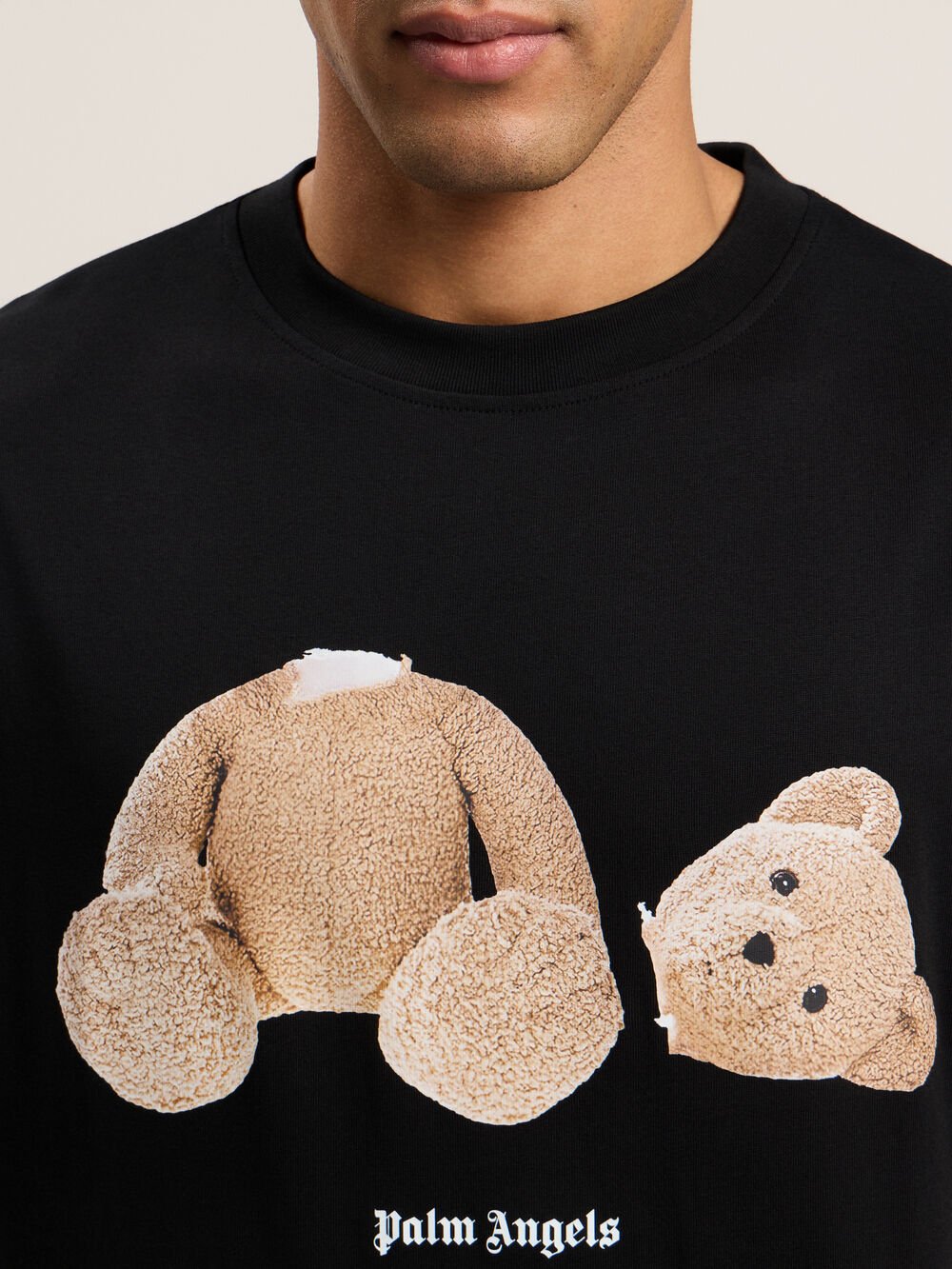 Broken Bear T-Shirt in Black for Men