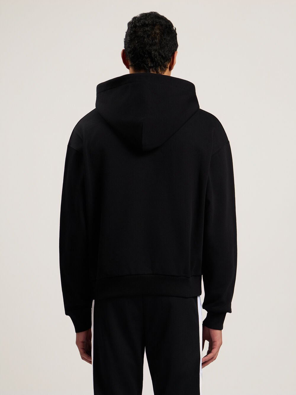 Spray City Milan Hoodie in Black/Yellow for Men