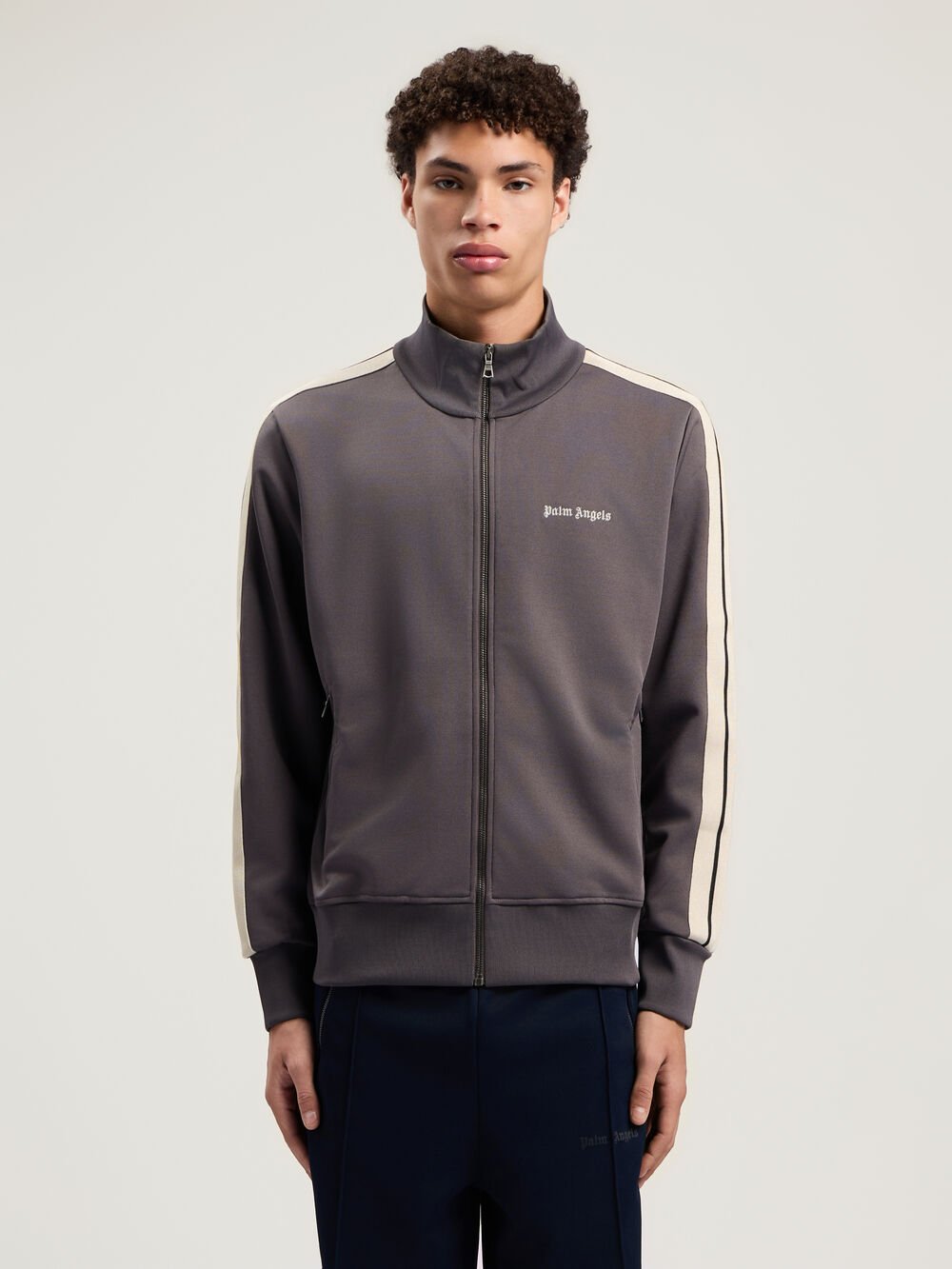Classic Logo Track Jacket in DARK GREY - OFF WHITE for Men