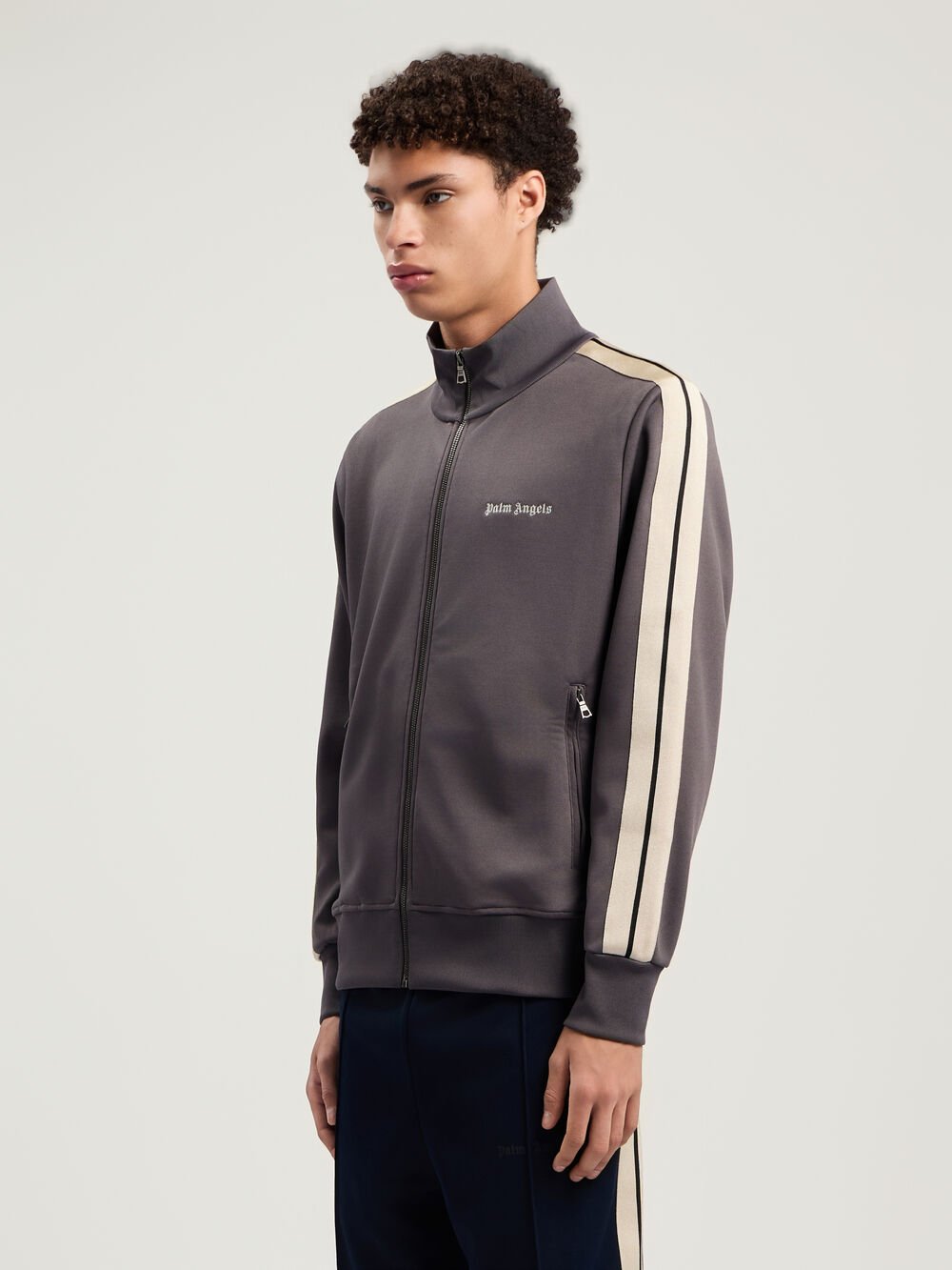 Classic Logo Track Jacket in DARK GREY - OFF WHITE for Men