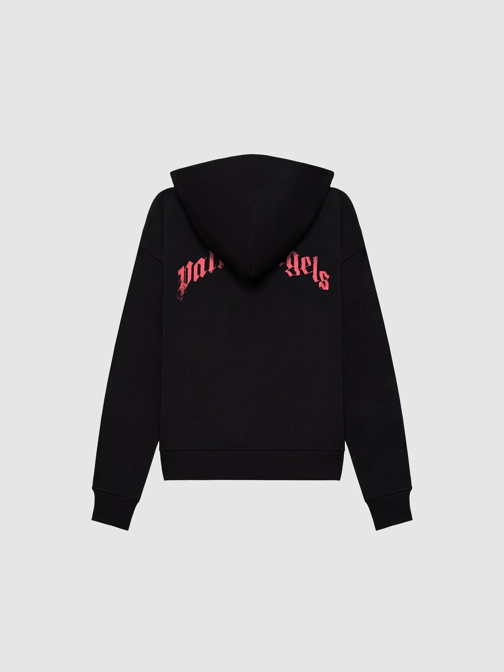 Spray Broken Bear Hoodie in Black/Pink for Men