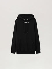 Classic Logo Over Hoodie in BLACK WHITE for Men