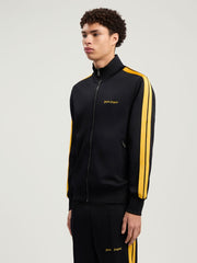 Classic Logo Track Jacket in BLACK - YELLOW for Men