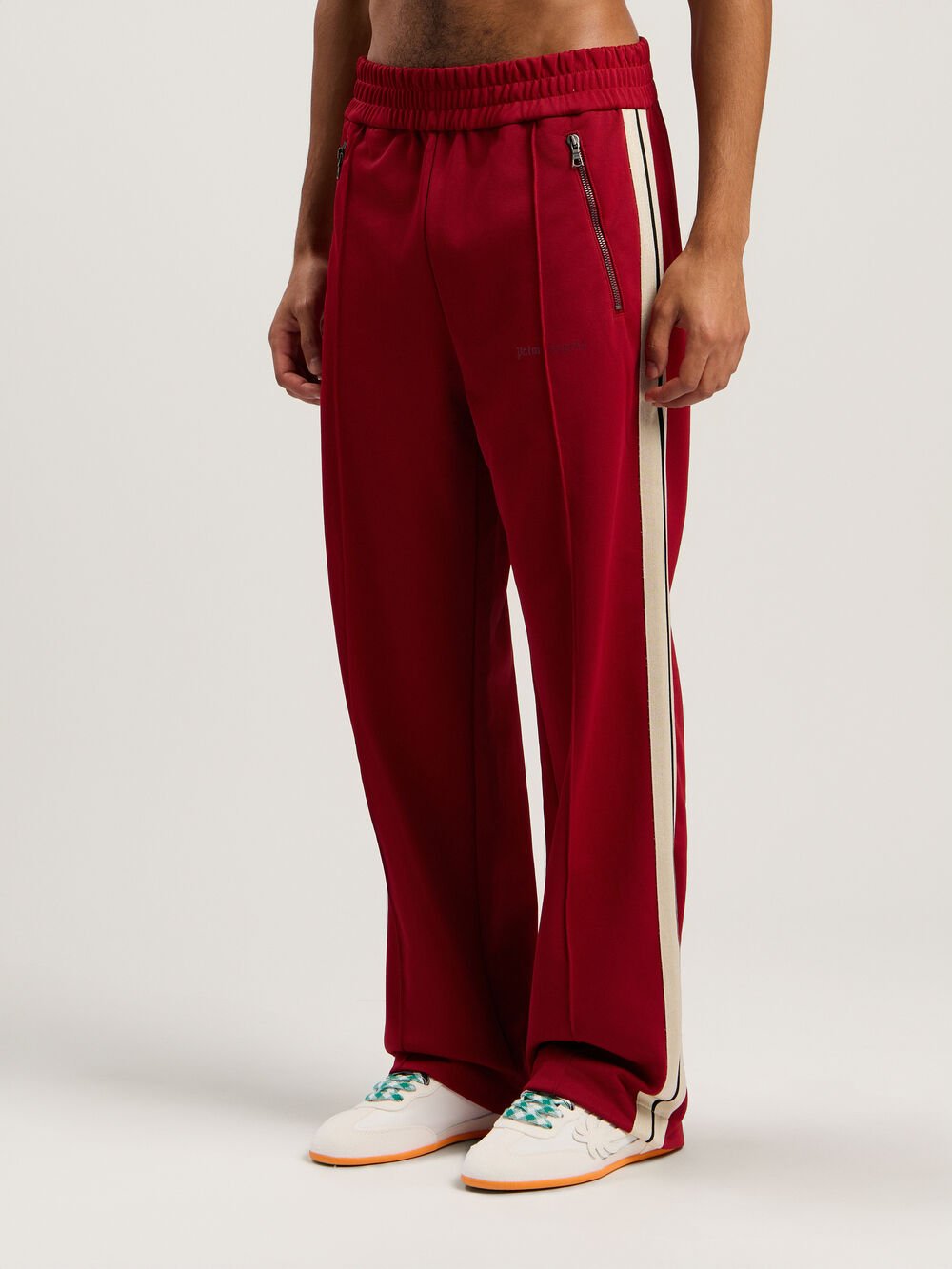 Classic Logo Zip-Up Track Pants in RED - OFF WHITE for Men