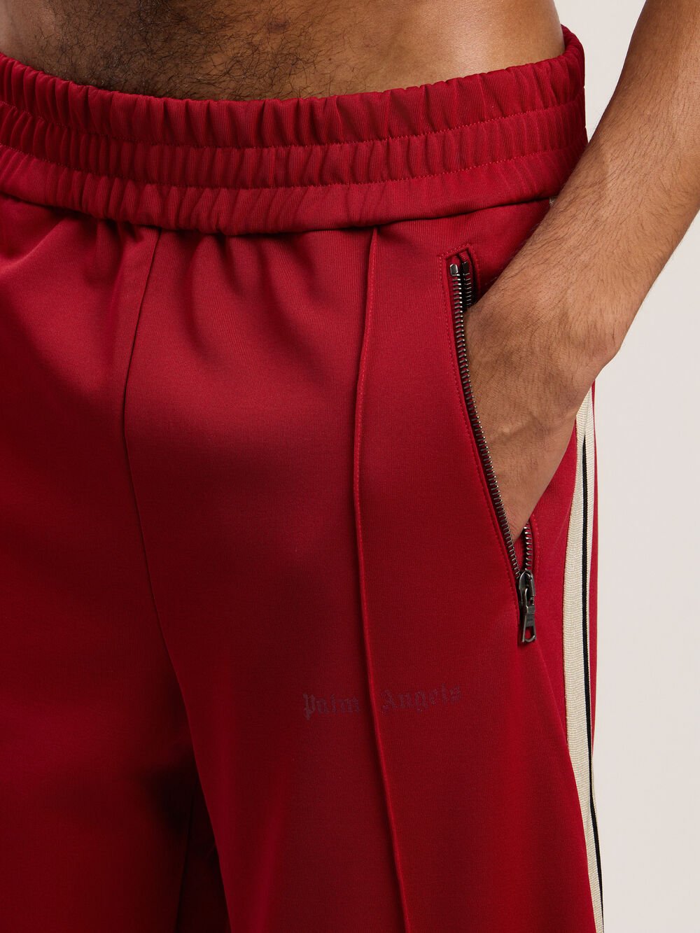 Classic Logo Zip-Up Track Pants in RED - OFF WHITE for Men