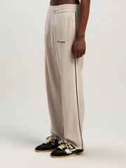 Classic Logo Knit Track Pants in LIGHT BEIGE - BLACK for Men