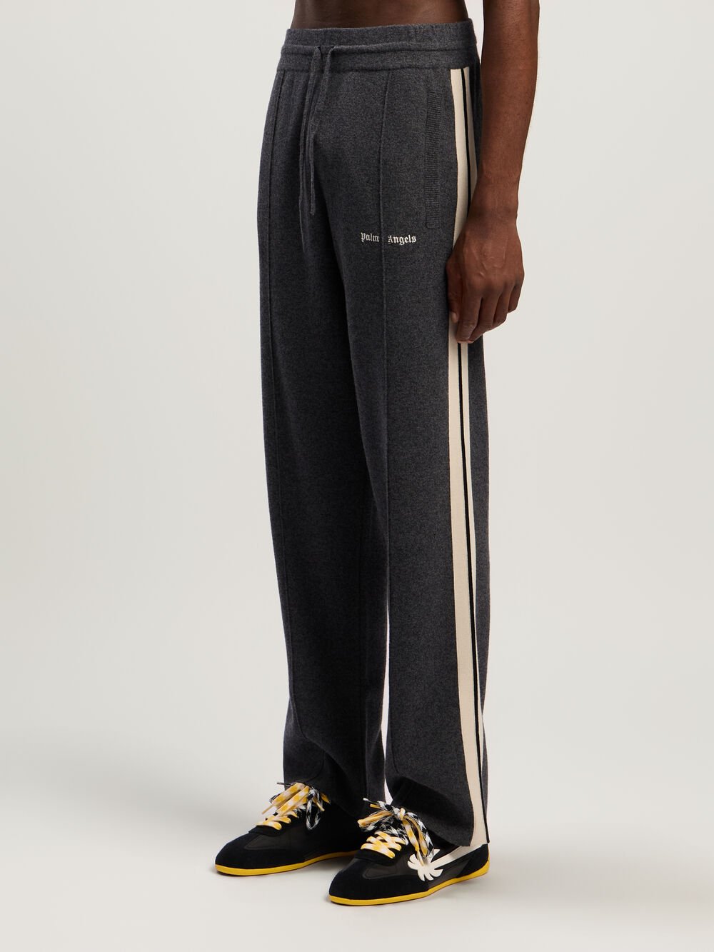 Classic Logo Knit Track Pants in DARK GREY - OFF WHITE for Men