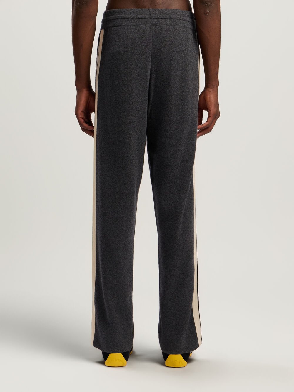 Classic Logo Knit Track Pants in DARK GREY - OFF WHITE for Men