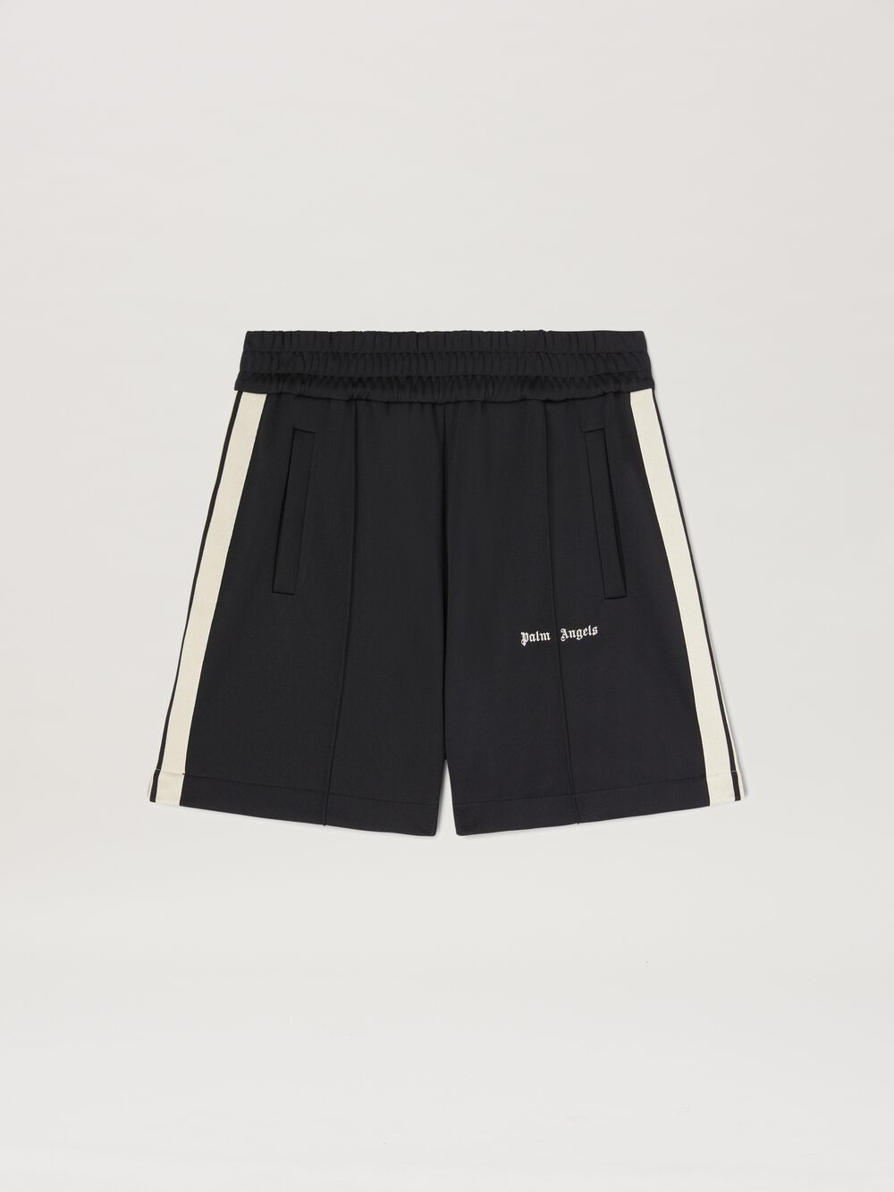 Classic Logo Track Shorts in BLACK OFF WHITE for Men
