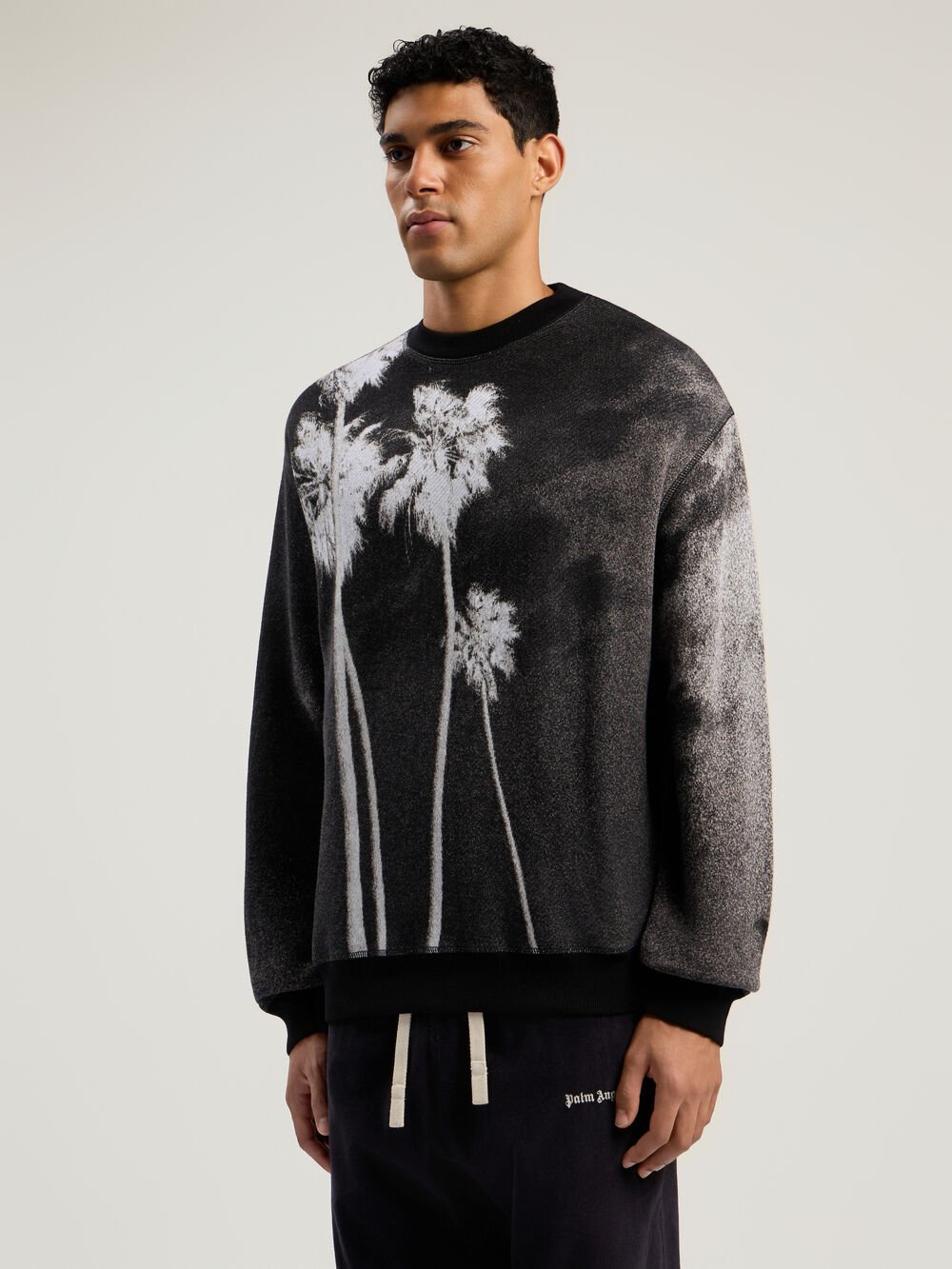 Decoding Palm Culture Sweater in BLACK - WHITE for Men