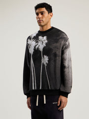 Decoding Palm Culture Sweater in BLACK - WHITE for Men