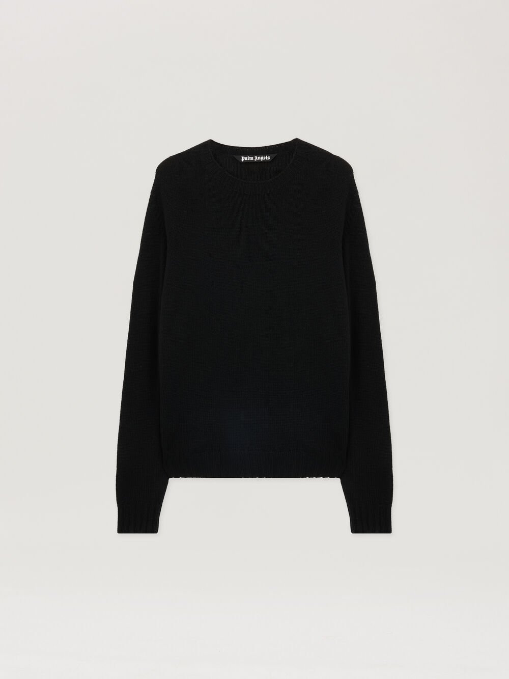 Curved Logo Sweater in BLACK - RED for Men